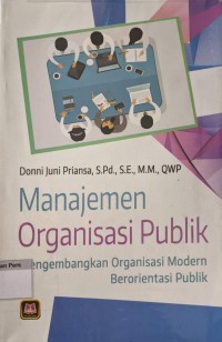 Image of Manajemen Organisasi Publik
